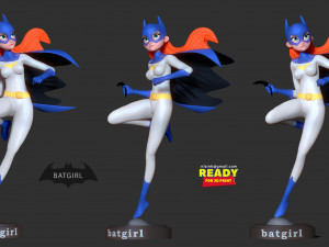 batgirl stylized 3D प्रिंट मॉडल