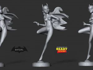 batgirl stylized 3D Print Model