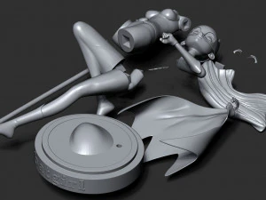 batgirl stylized 3D Print Model