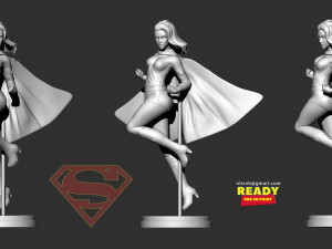 supergirl fanart 3D Print Model