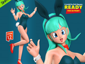 Bulma - Dragon Ball Fanart Modelo de impresión 3D