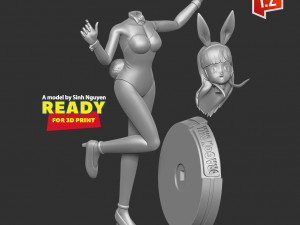 Bulma - Dragon Ball Fanart Model Cetak 3D