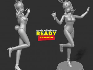Bulma - Dragon Ball Fanart 3D Print Model