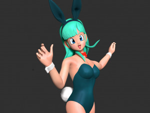 Bulma - Dragon Ball Fanart Model Cetak 3D