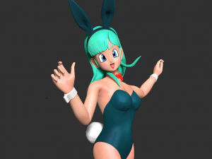 Bulma - Dragon Ball Fanart 3D Print Model