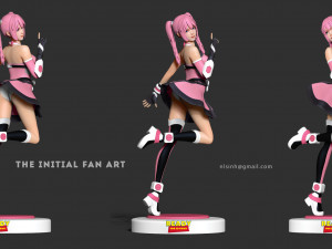 ruri - the initial fan art Modello di stampa 3D