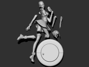 ruri - the initial fan art Modello di stampa 3D