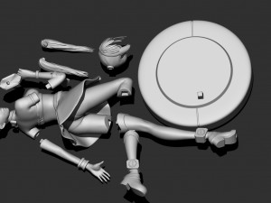 ruri - the initial fan art Modello di stampa 3D