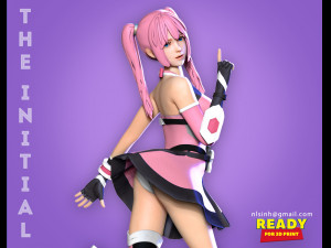 ruri - the initial fan art Modello di stampa 3D