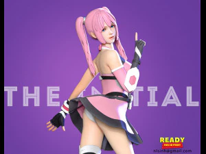 रुरी - प्रारंभिक प्रशंसक कला 3D प्रिंट मॉडल