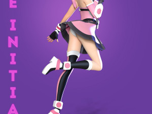 ruri - the initial fan art Modello di stampa 3D
