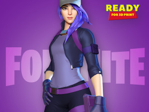 remedy - fornite fanart 3D Print Model