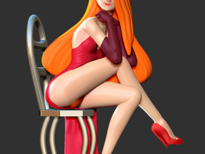 jessica rabbit fanart 3D Baskı Modeli