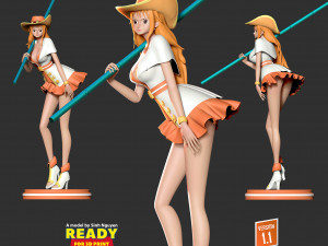 Nami Fanart 3D-printmodel