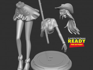 Nami Fanart 3D-printmodel