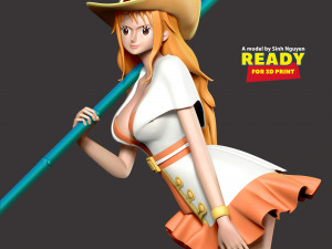 Nami Fanart 3D-printmodel