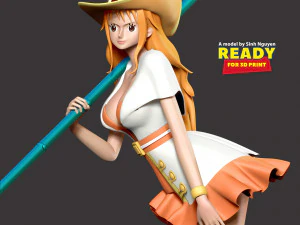 Nami Fanart Modelo de impresión 3D