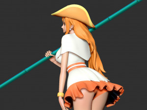 Nami Fanart 3D-printmodel