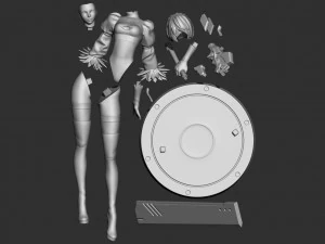 2b nier - automata white version 3D Print Model