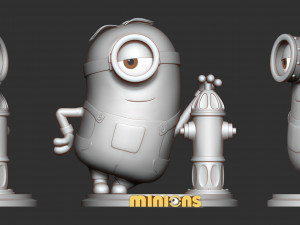 minion stuart Model Cetak 3D