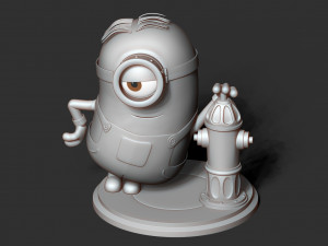 minion stuart Model Cetak 3D