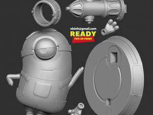 minion stuart Model Cetak 3D
