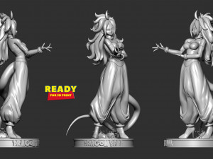 android 21 - dragon ball fanart 3D 프린트 모델