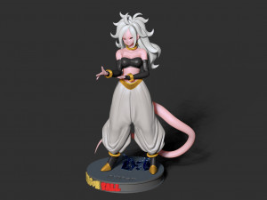 android 21 - dragon ball fanart 3D 프린트 모델