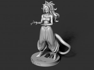 android 21 - dragon ball fanart 3D 프린트 모델