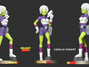 Cheelai - dragon ball fanart 3D Print Model