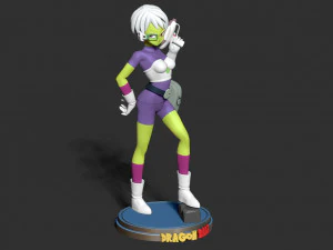 Cheelai - dragon ball fanart 3D Print Model