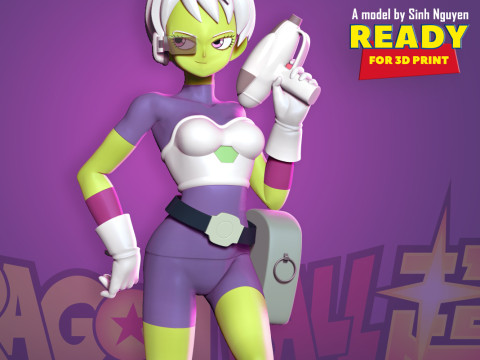Cheelai - dragon ball fanart 3D Print Model