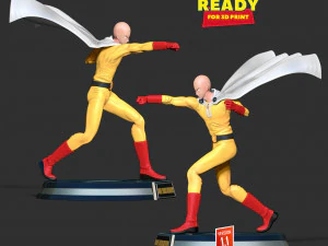 One-Punch Man 3D Print Model