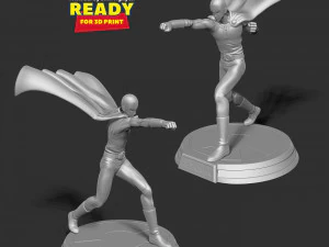 One-Punch Man 3D Print Model