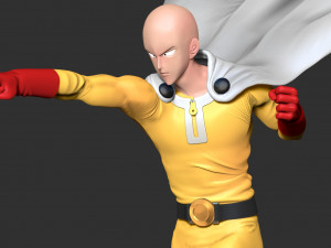 One-Punch Man 3D 打印模型
