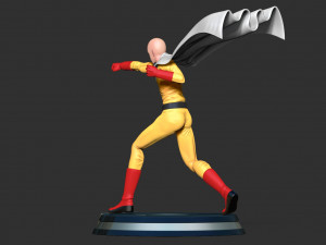 One-Punch Man 3D 打印模型