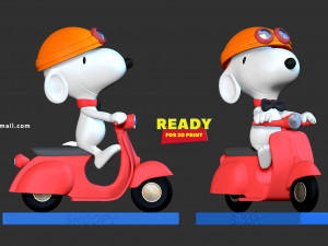 snoopy dog 3Dプリントモデル