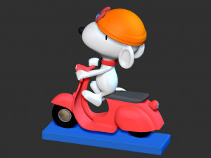 snoopy dog 3Dプリントモデル