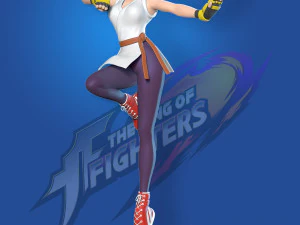 yuri sakazaki - rey de los luchadores fanart Modelo de impresión 3D