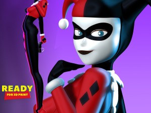 harley quinn fanart 3D प्रिंट मॉडल