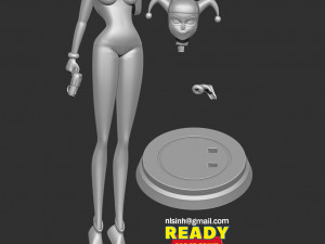 harley quinn fanart Modelo de impresión 3D