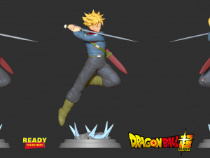 future trunks - dragon ball fanart Modello di stampa 3D