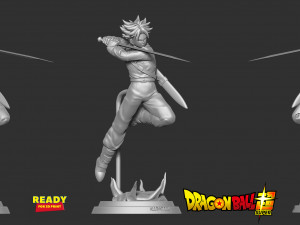 future trunks - dragon ball fanart Modello di stampa 3D