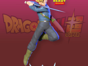 future trunks - dragon ball fanart Modello di stampa 3D