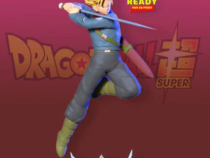 future trunks - dragon ball fanart 3D Print Model