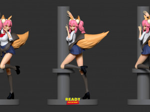 tamamo-no-mae - fate fanart 3D Druckmodell