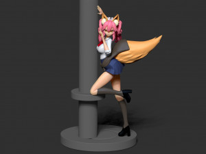 tamamo-no-mae - fate fanart 3D Druckmodell