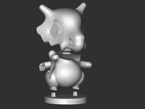 cubone - pokemon fanart 3D Print Model