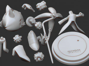 blaze the cat - sonic fanart 3D Print Model