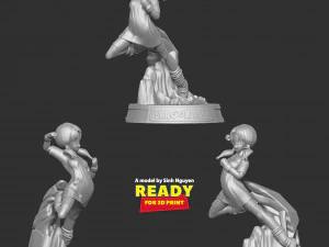 Videl - dragon ball fanart 3D Print Model